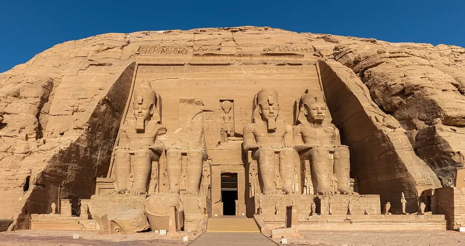 The Great Temple of Ramses II at Abu Simbel