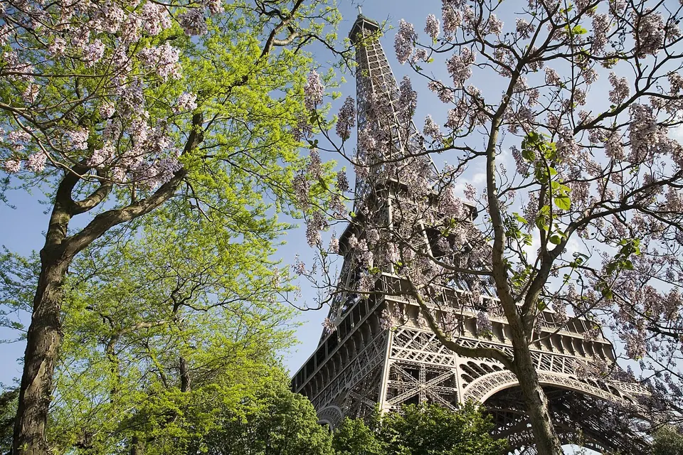 The Eiffel Tower in spring, Paris