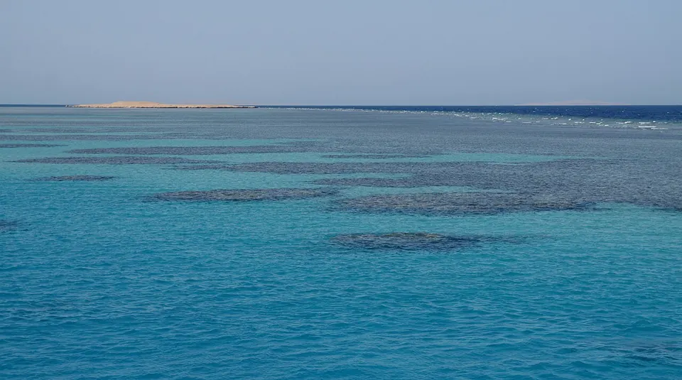 Turquoise water of the Red Sea
